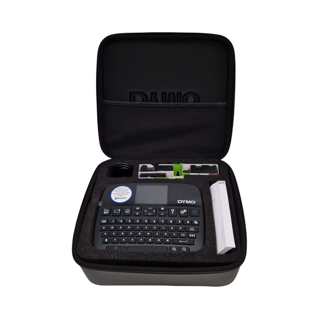 DYMO LabelManager 640 CB Etikettendrucker tragbar mit Transporttasche und 3 D1 Kassetten QWERTZ kompakt