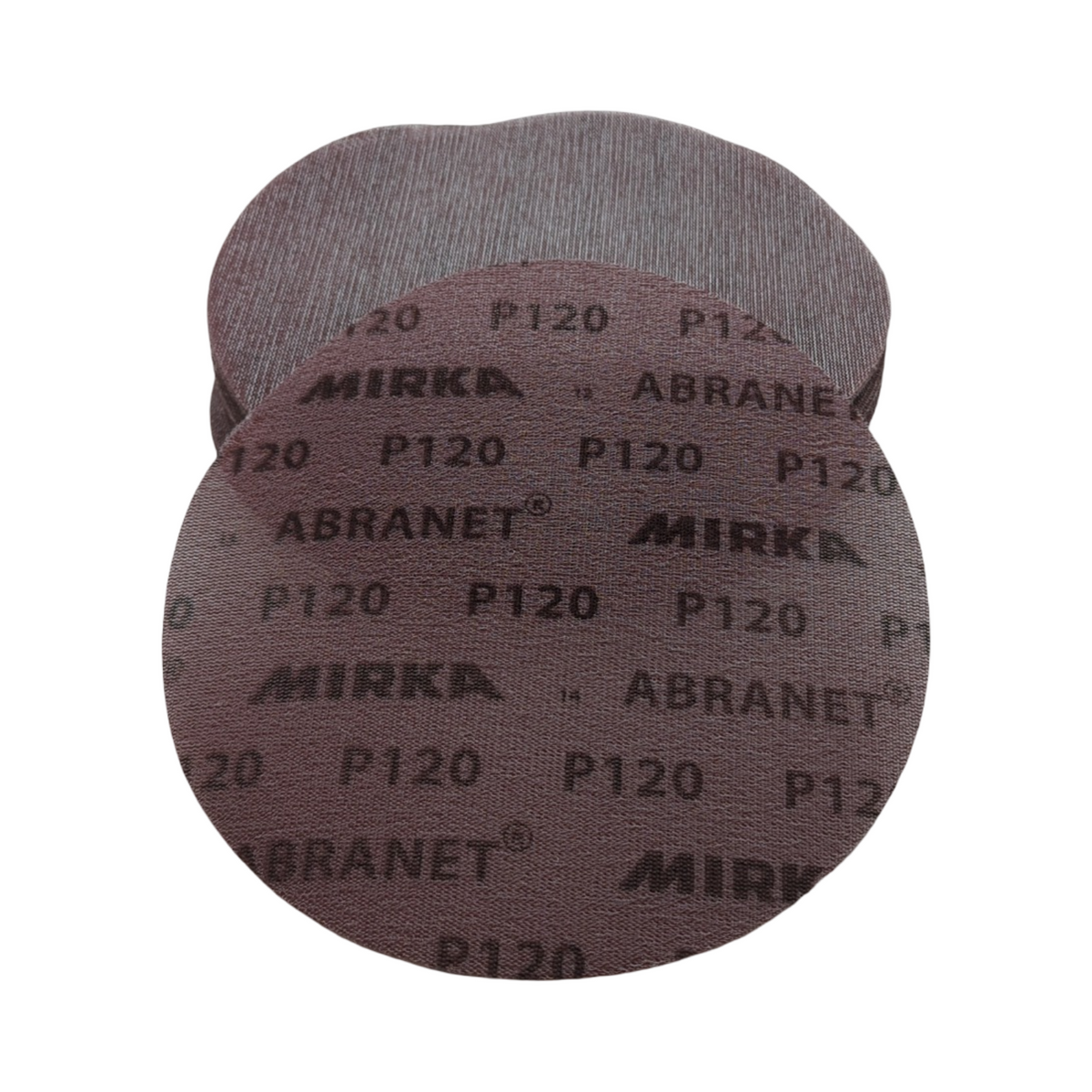Mirka Abranet Schleifscheiben 225mm Klett P120 Set 25 Stück für Holz Spachtel Lack Kunststoff