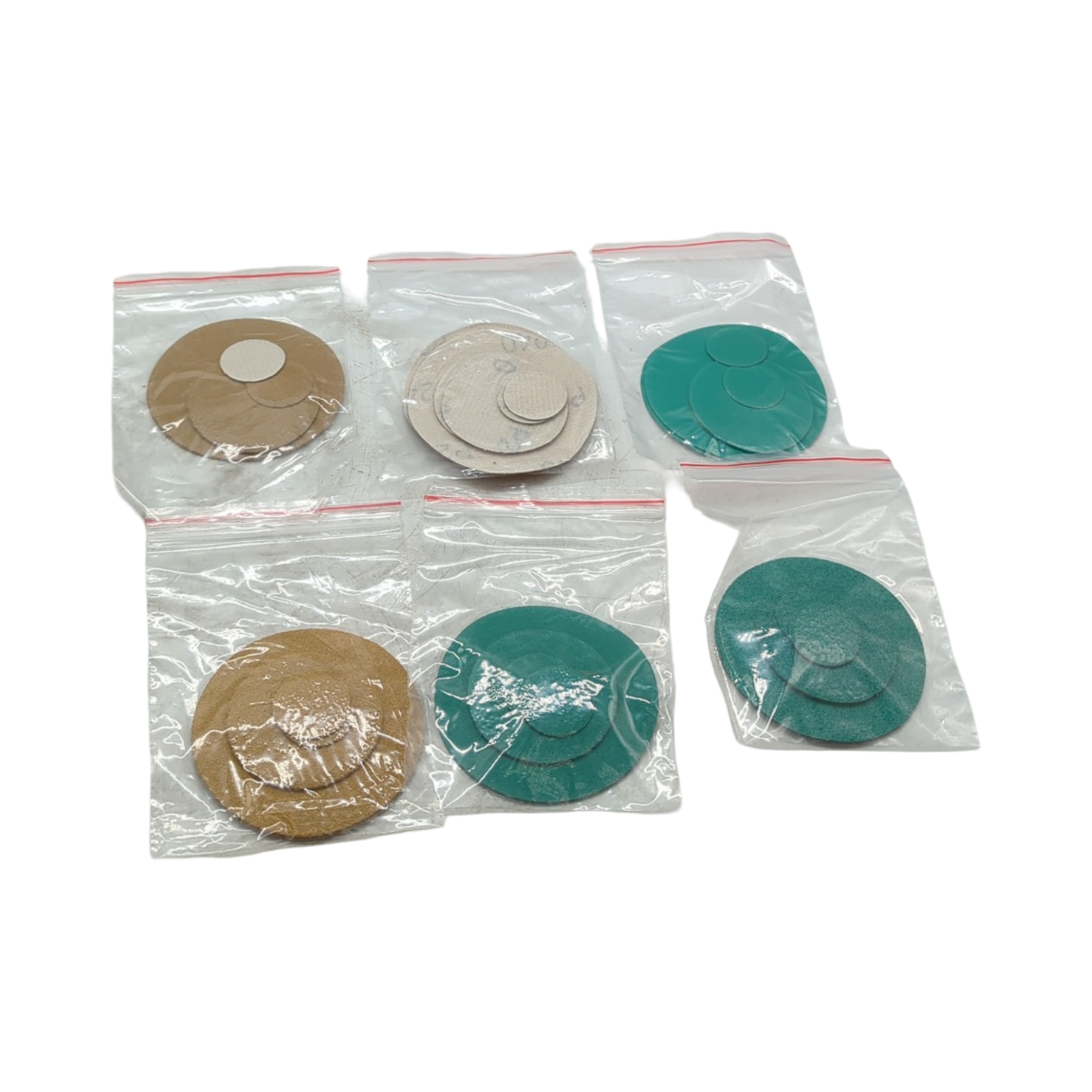 VEVOR Mini Exzenterschleifer Pneumatisch 1/2/3 Zoll 25/50/76 mm Auto Karosserie Geschwindigkeit 15000 U/min 58-teiliges Set