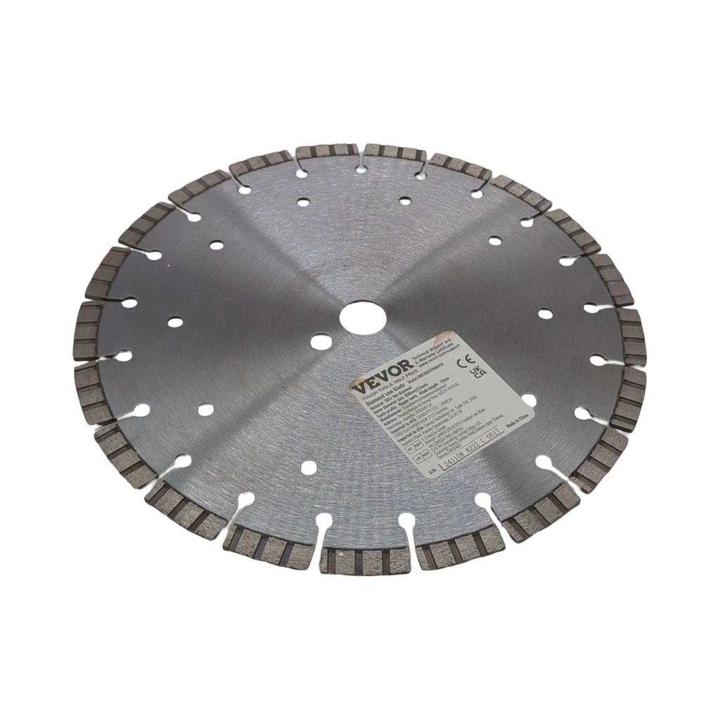 VEVOR Diamant Trennscheibe 300 mm Beton Sägeblatt 12 mm gewellte Segmente Nass Trocken