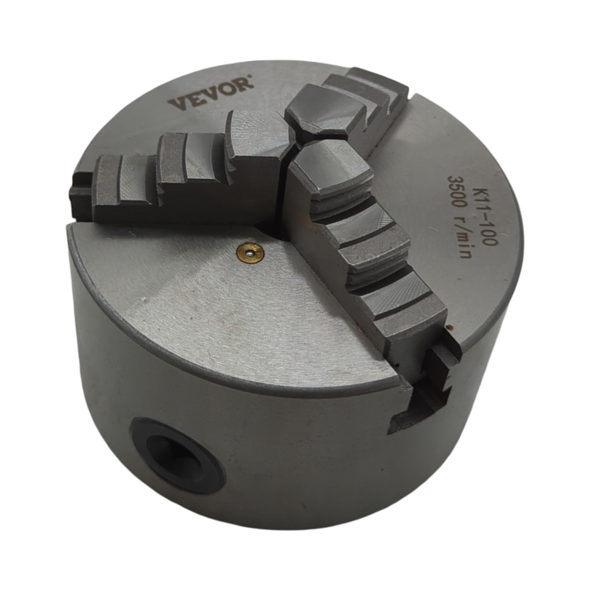 VEVOR K11-100 Drehfutter 100mm 3-Backen selbstzentrierend Gusseisen für Metallbearbeitung