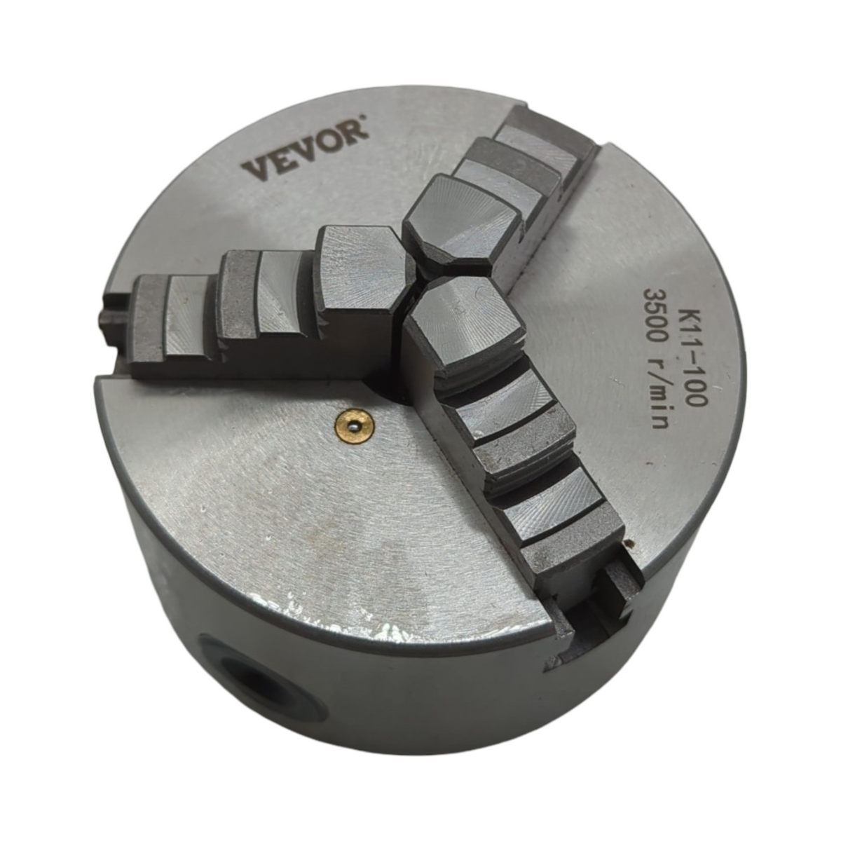 VEVOR K11-100 Drehfutter 100mm 3-Backen selbstzentrierend Gusseisen für Metallbearbeitung