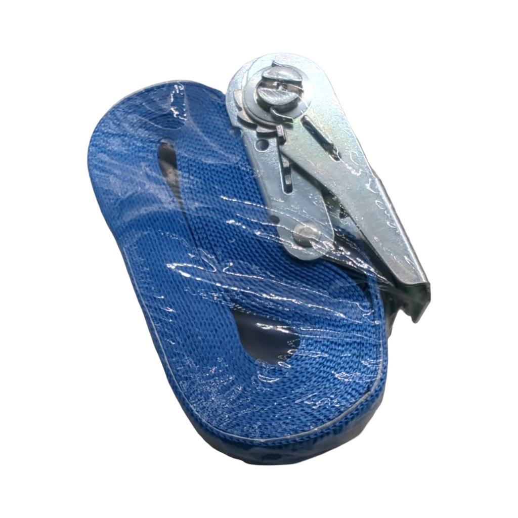 Spanngurte mit Ratschenschloss 6m x 25mm Blau 800kg DIN EN 12195-2 10 Stück