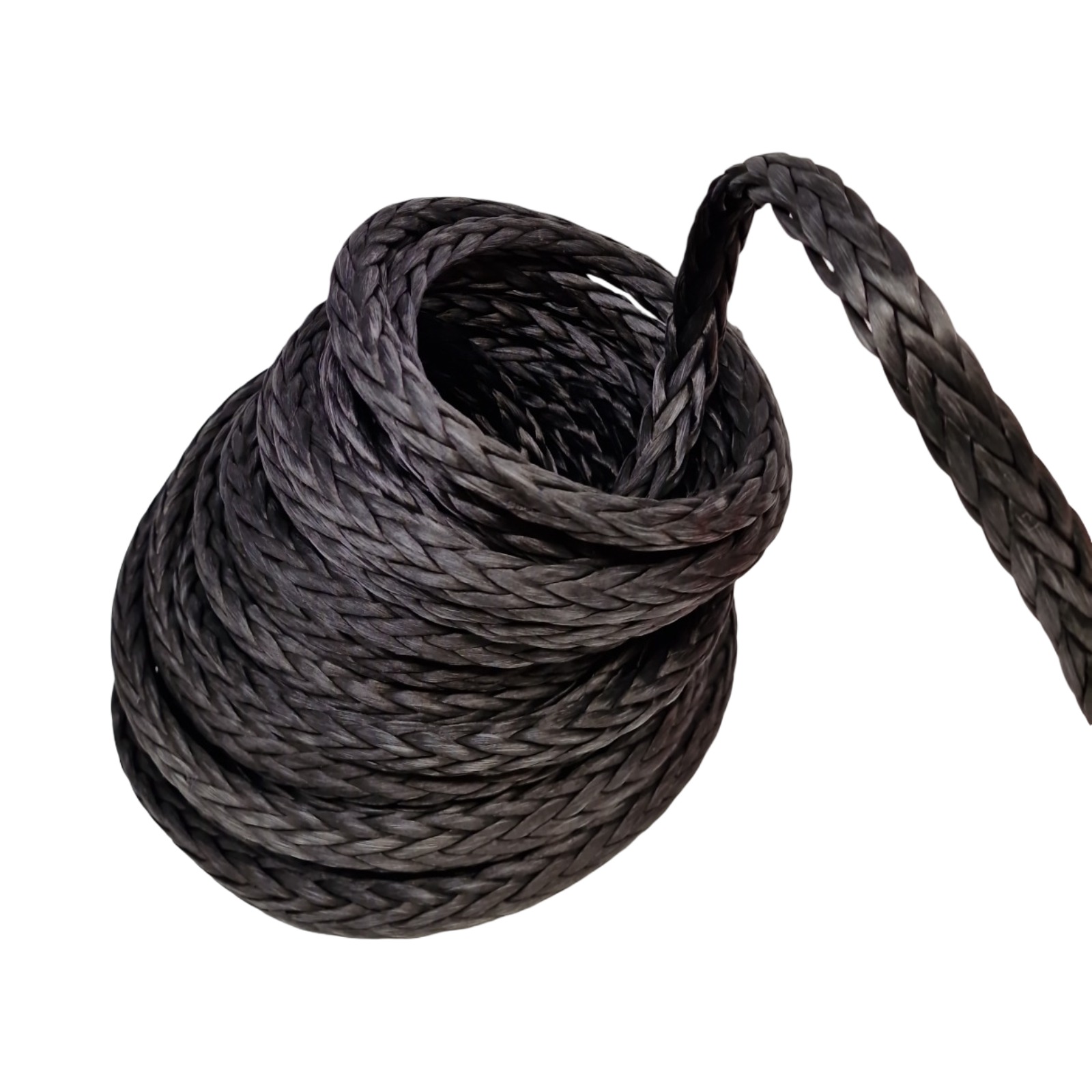 VEVOR Corde de Treuil Seil 12,7mm x 28,0m Synthétique mit Schutzmanschette, geschmiedeter Treuilhaken, Tr...