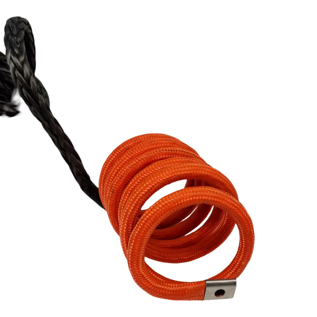 VEVOR Corde de Treuil Seil 12,7mm x 28,0m Synthétique mit Schutzmanschette, geschmiedeter Treuilhaken, Tr...