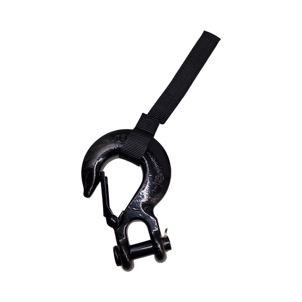 VEVOR Corde de Treuil Seil 12,7mm x 28,0m Synthétique mit Schutzmanschette, geschmiedeter Treuilhaken, Tr...