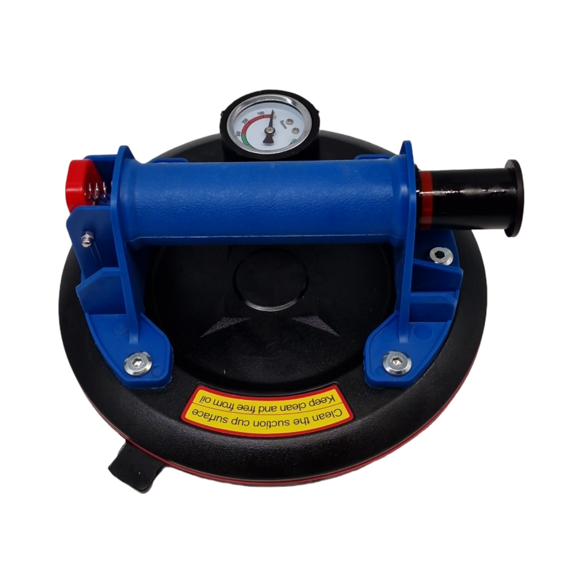 Gaethra Ventouse Carrelage 2 Stück 8 Zoll mit Manometer maximale Tragkraft 200 kg mit Aufbewahrungsbox