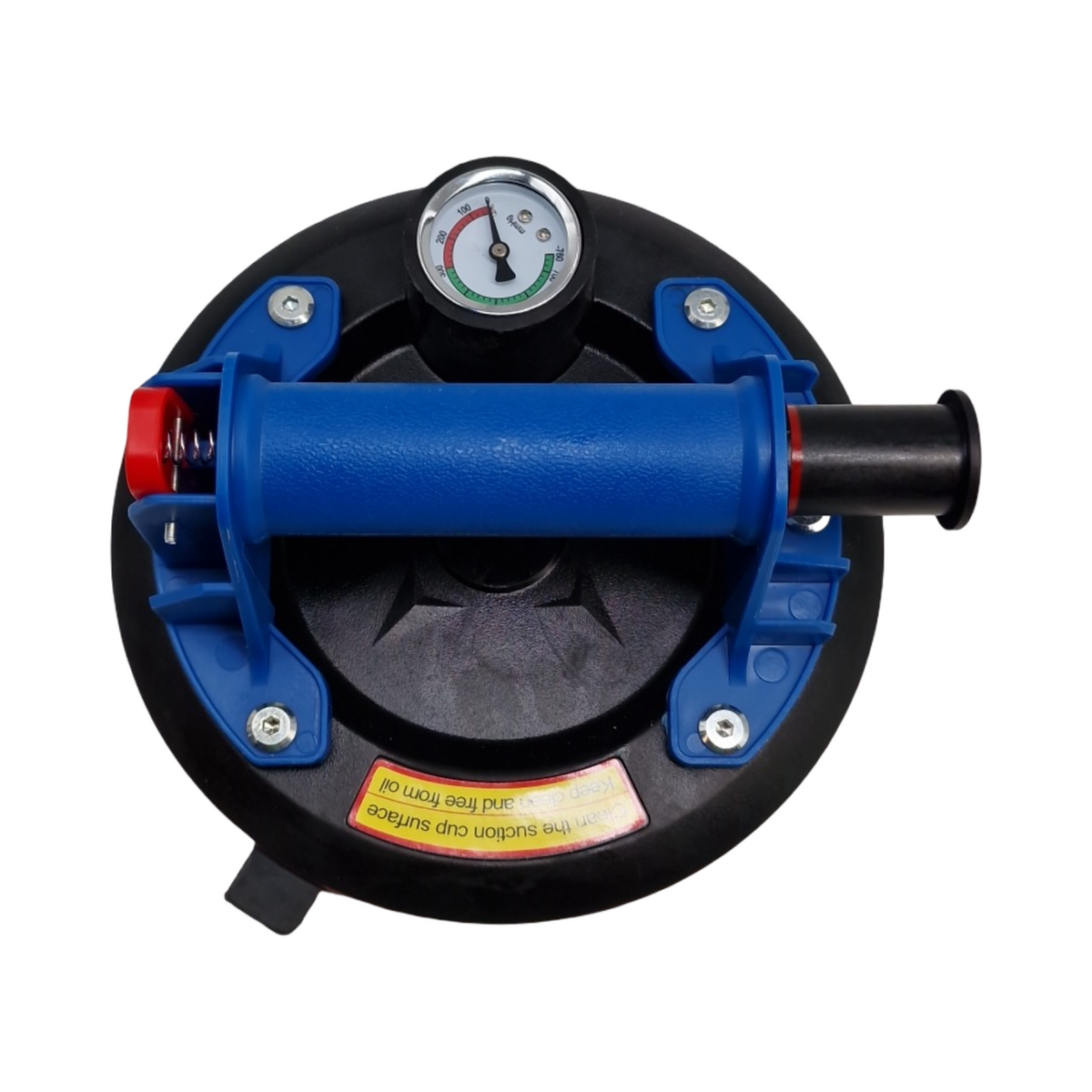 Gaethra Ventouse Carrelage 2 Stück 8 Zoll mit Manometer maximale Tragkraft 200 kg mit Aufbewahrungsbox