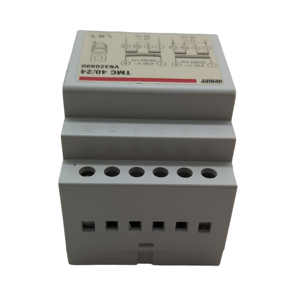 VEMER VN320800 Transformator für Hutschiene 230V Primär 12-24V Sekundär 40VA Weiß