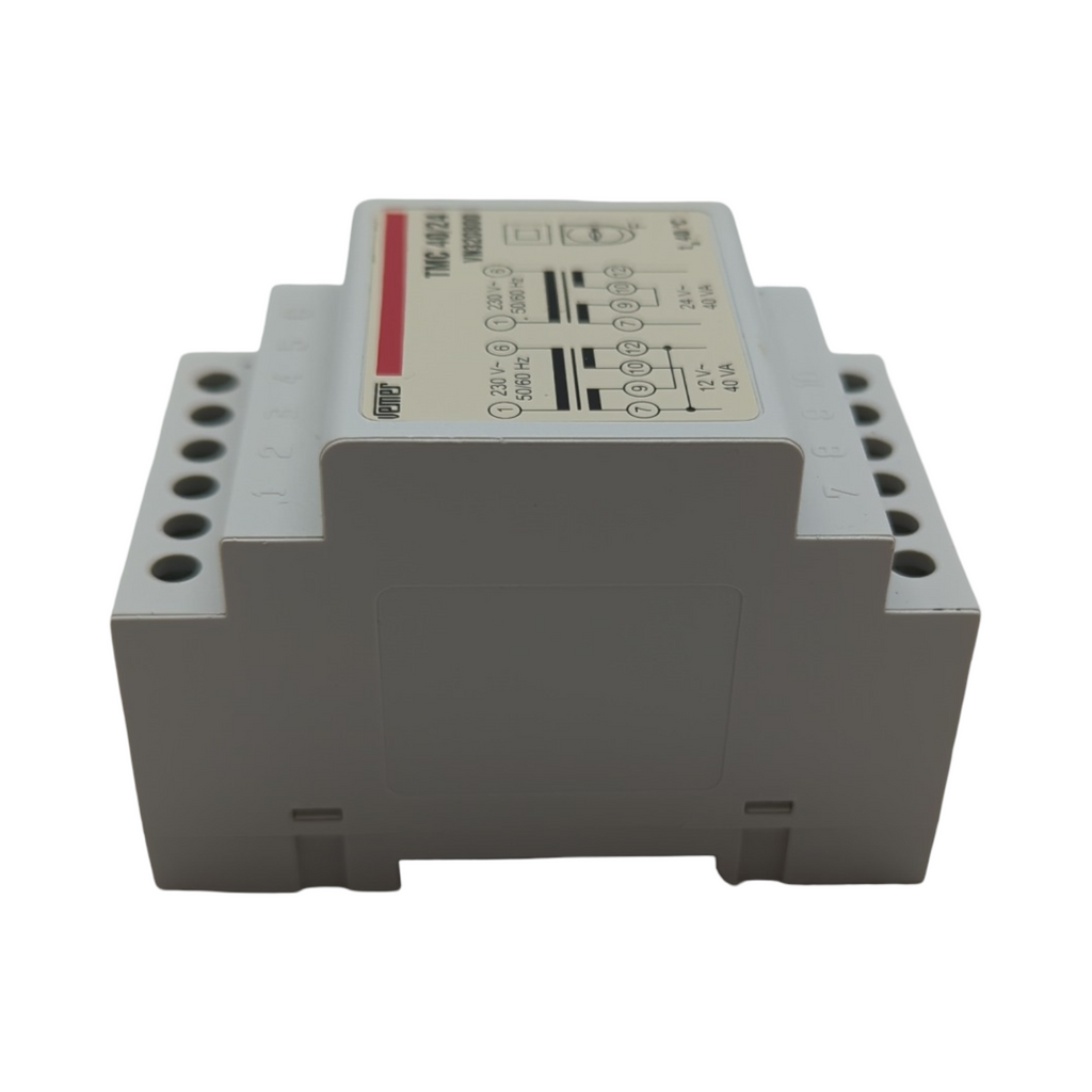 VEMER VN320800 Transformator für Hutschiene 230V Primär 12-24V Sekundär 40VA Weiß