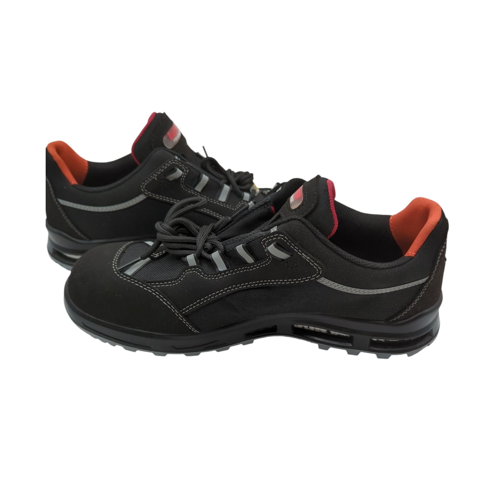 ELTEN Sicherheitsschuhe SENEX XXT ESD S3, Herren, Textil Schwarz/Rot, Größe: 45