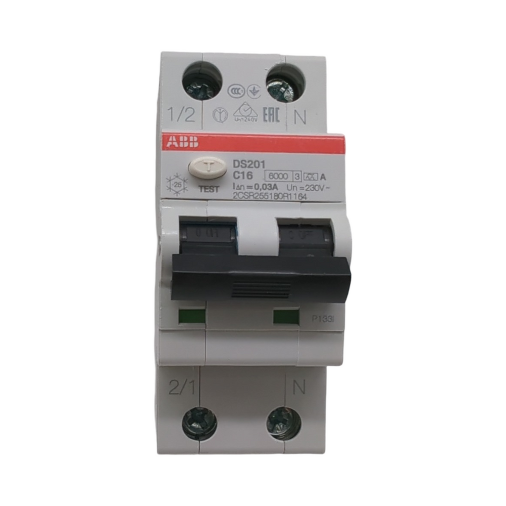 ABB DS201A-C16 FI/LS-Schalter RCBO 1-polig Typ A C16 30mA 6kA