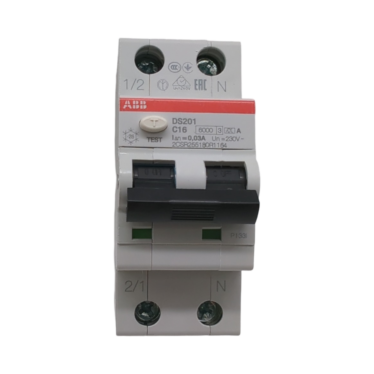 ABB DS201A-C16 FI/LS-Schalter RCBO 1-polig Typ A C16 30mA 6kA