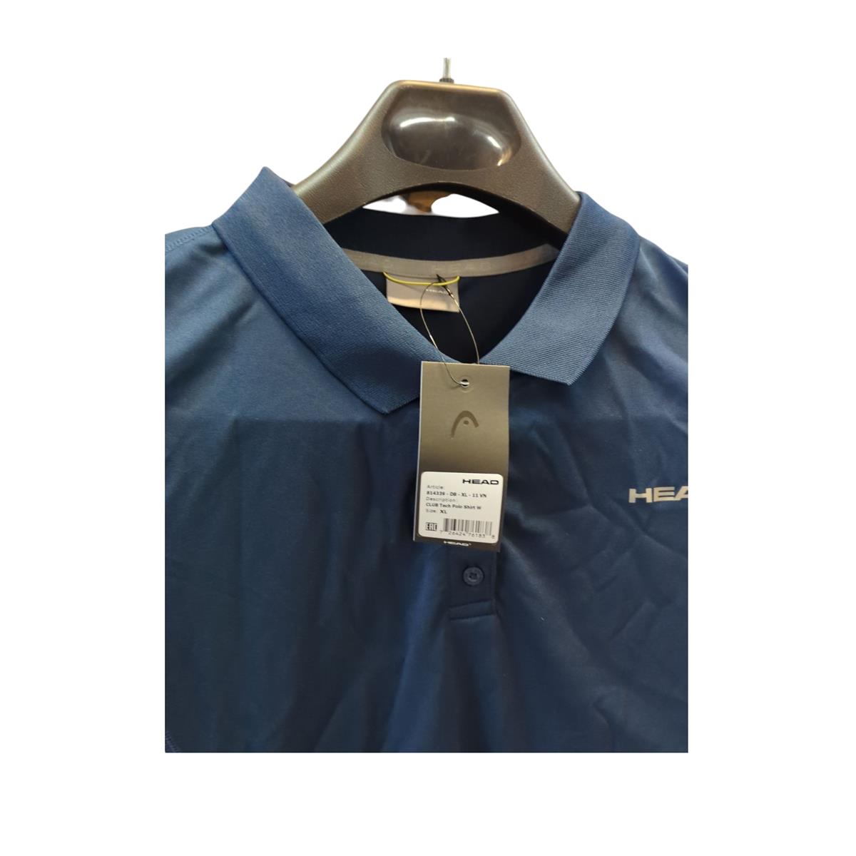 HEAD Damen Club Tech Polo-Shirt Dunkelblau XL