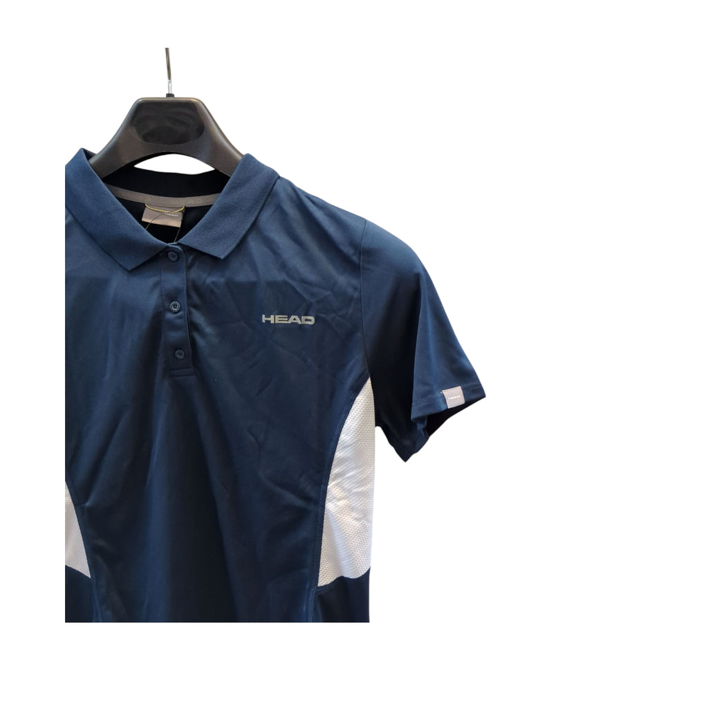 HEAD Damen Club Tech Polo-Shirt Dunkelblau XL