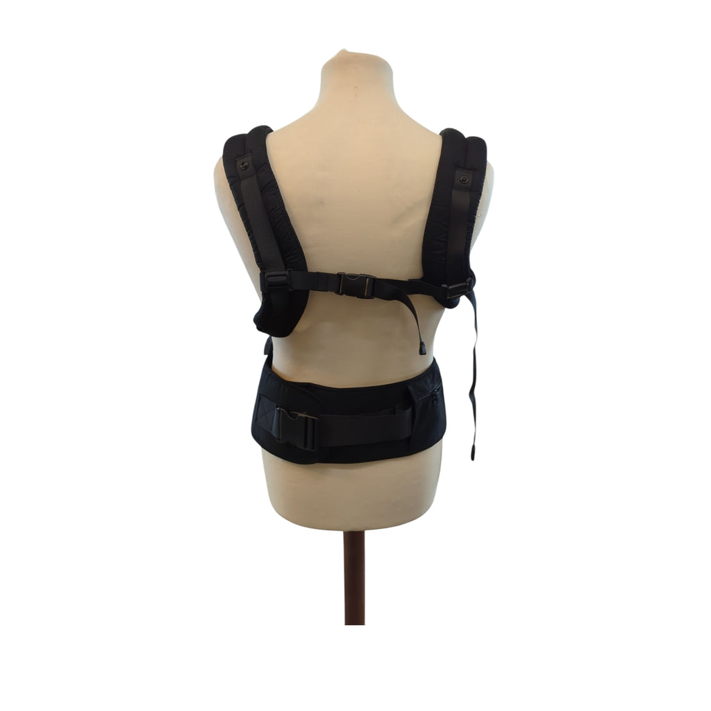 Ergonomische Babytrage für Neugeborene 3D Mesh 4 Positionen Schwarz