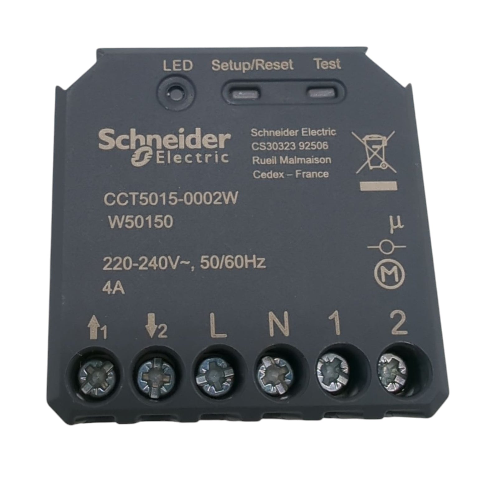 Schneider Electric Wiser CCT5015-0002W Jalousie-/Rollladenaktor 1-Kanal
