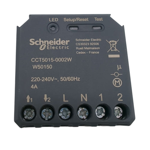 Schneider Electric Wiser CCT5015-0002W Jalousie-/Rollladenaktor 1-Kanal