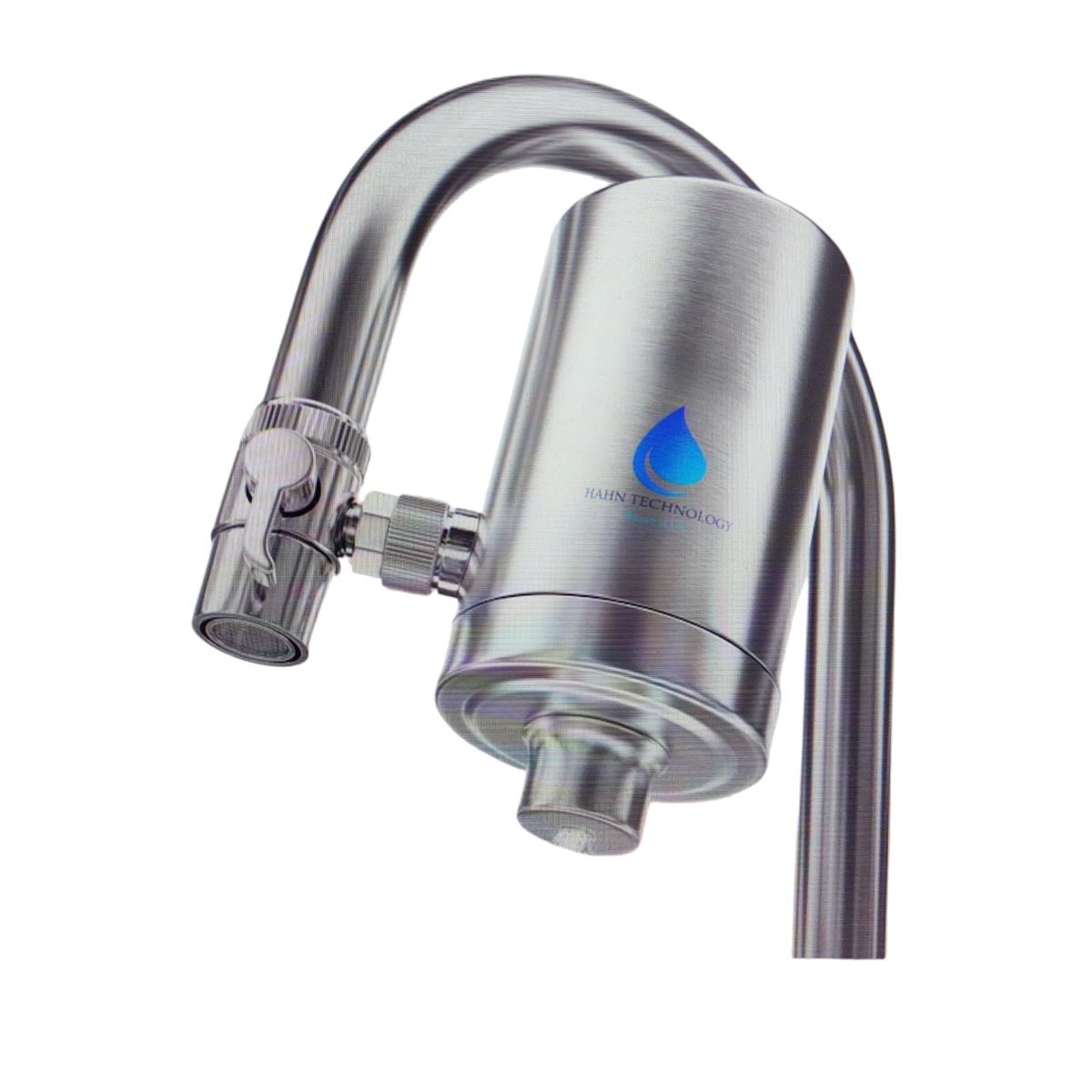 HAHN Technology Premium Edelstahl-Wasserhahnfilter – Aktivkohle Plus für sauberes Wasser, plastikfrei & einfach zu montieren!
