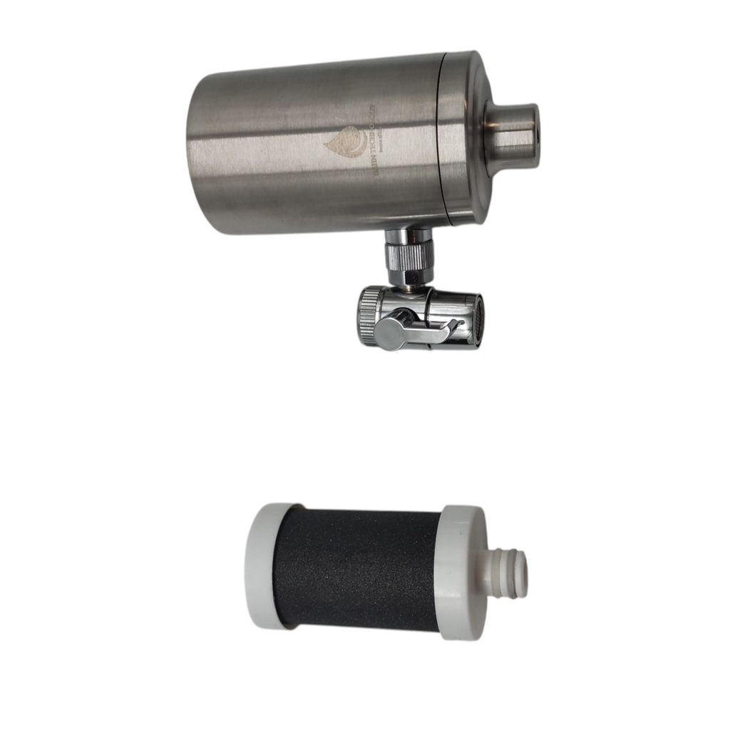 HAHN Technology Premium Edelstahl-Wasserhahnfilter – Aktivkohle Plus für sauberes Wasser, plastikfrei & einfach zu montieren!