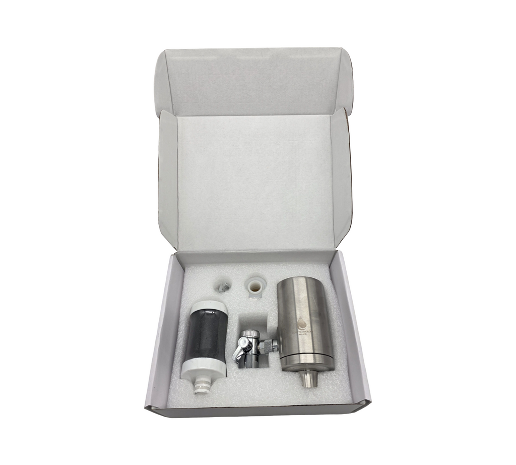 HAHN Technology Premium Edelstahl-Wasserhahnfilter – Aktivkohle Plus für sauberes Wasser, plastikfrei & einfach zu montieren!
