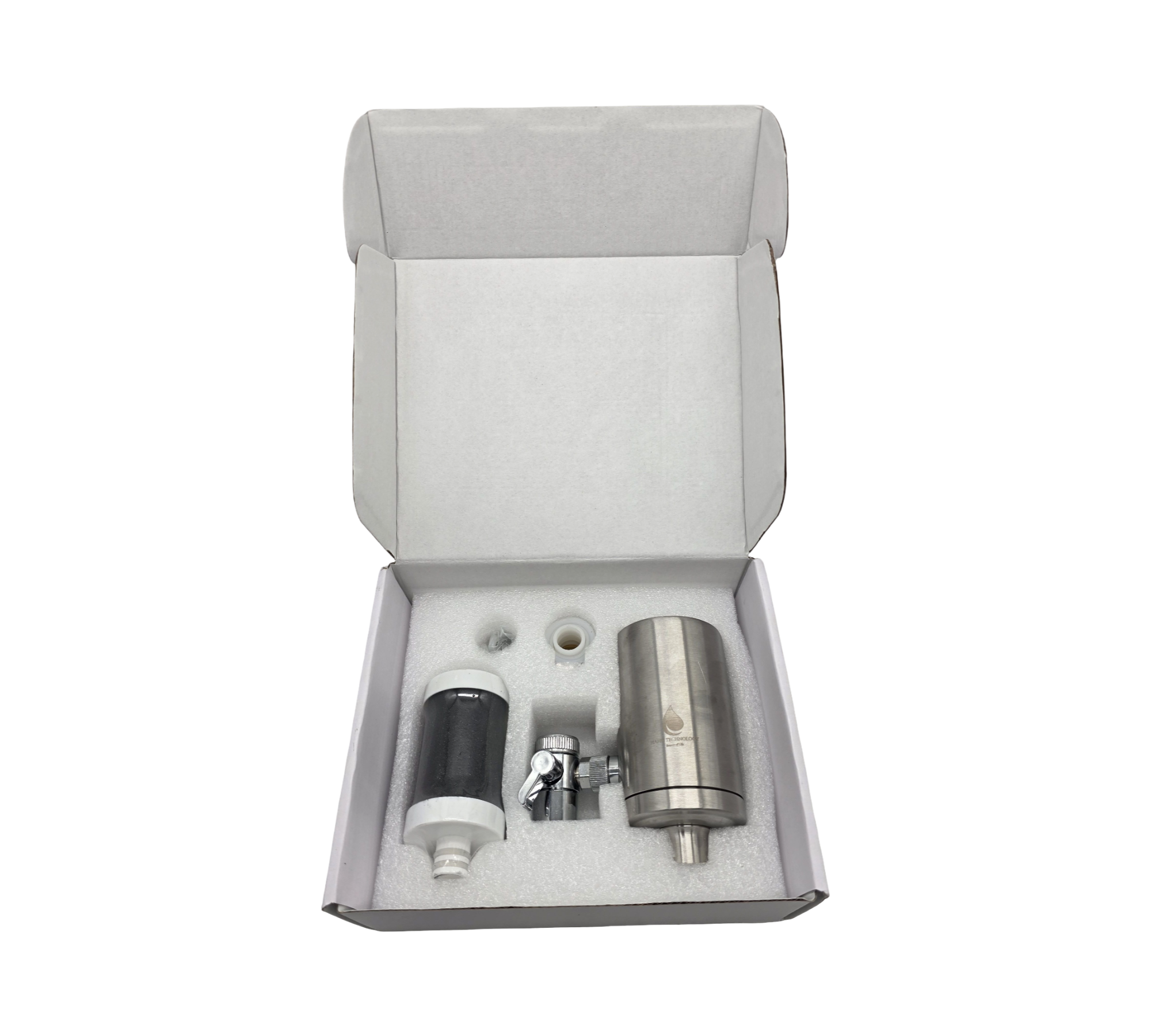 HAHN Technology Premium Edelstahl-Wasserhahnfilter – Aktivkohle Plus für sauberes Wasser, plastikfrei & einfach zu montieren!