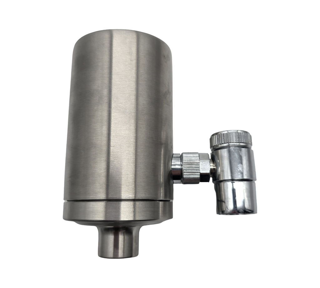 HAHN Technology Premium Edelstahl-Wasserhahnfilter – Aktivkohle Plus für sauberes Wasser, plastikfrei & einfach zu montieren!
