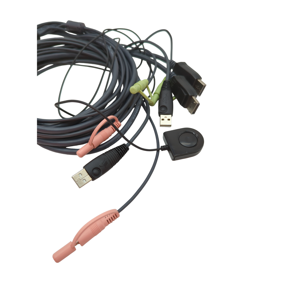 Aten CS22DP KVM-Schalter 2 Port USB DisplayPort mit Fernwähler