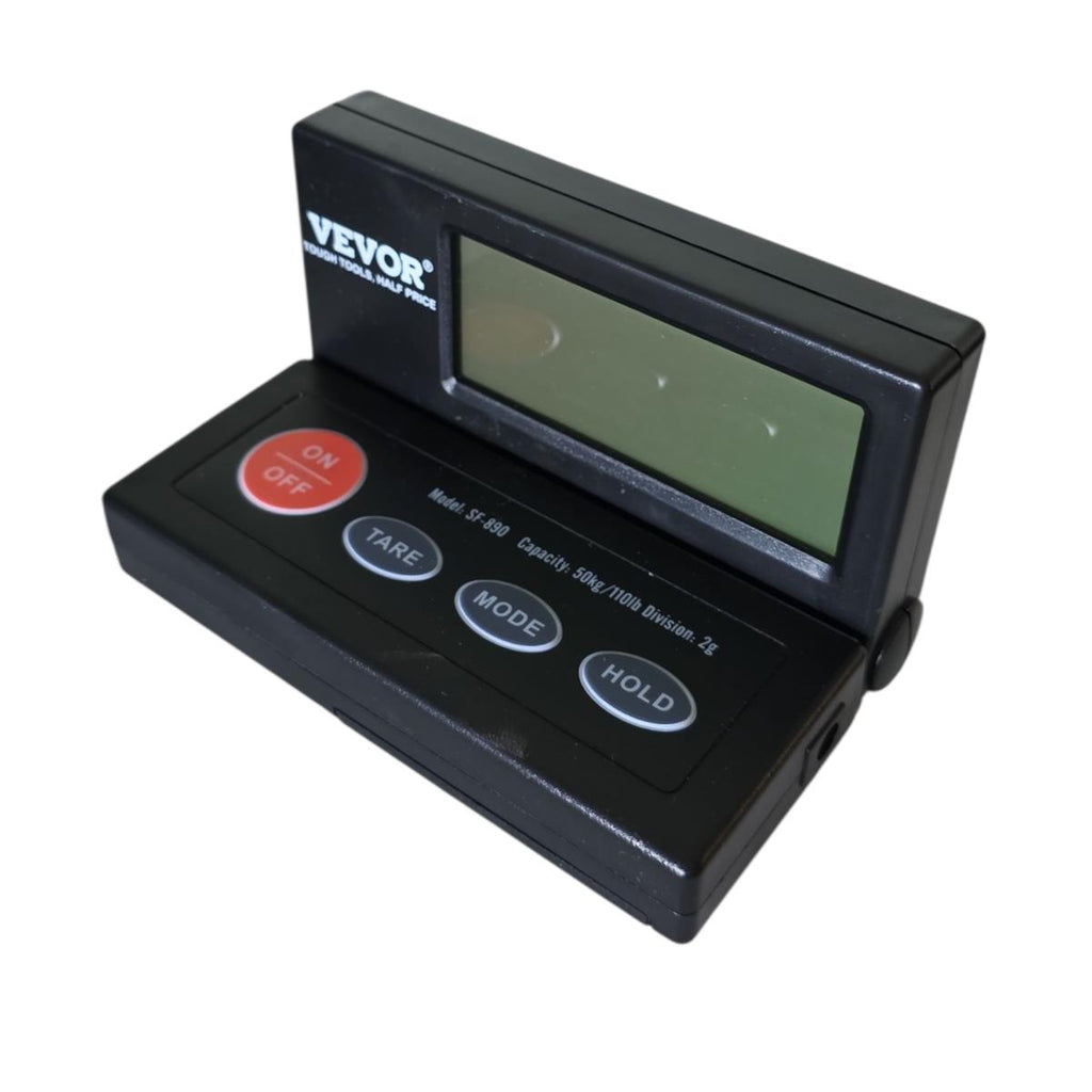 VEVOR Plattformwaage Digitalwaage 2g Genauigkeit ABS-Gehäuse Tara-Funktion 10g-50kg