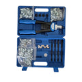 CCLIFE Profi Nietmutternzange Set mit 150 Stahlnietmuttern in M5, M6, M8, M10, M12