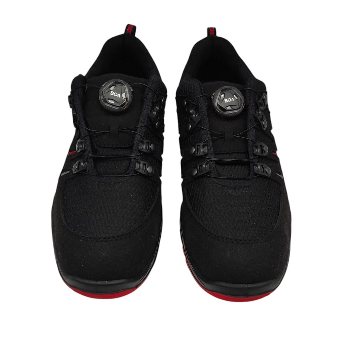 ELTEN Sicherheitsschuhe MADDOX BOA Low ESD S3 schwarz/rot Größe 40
