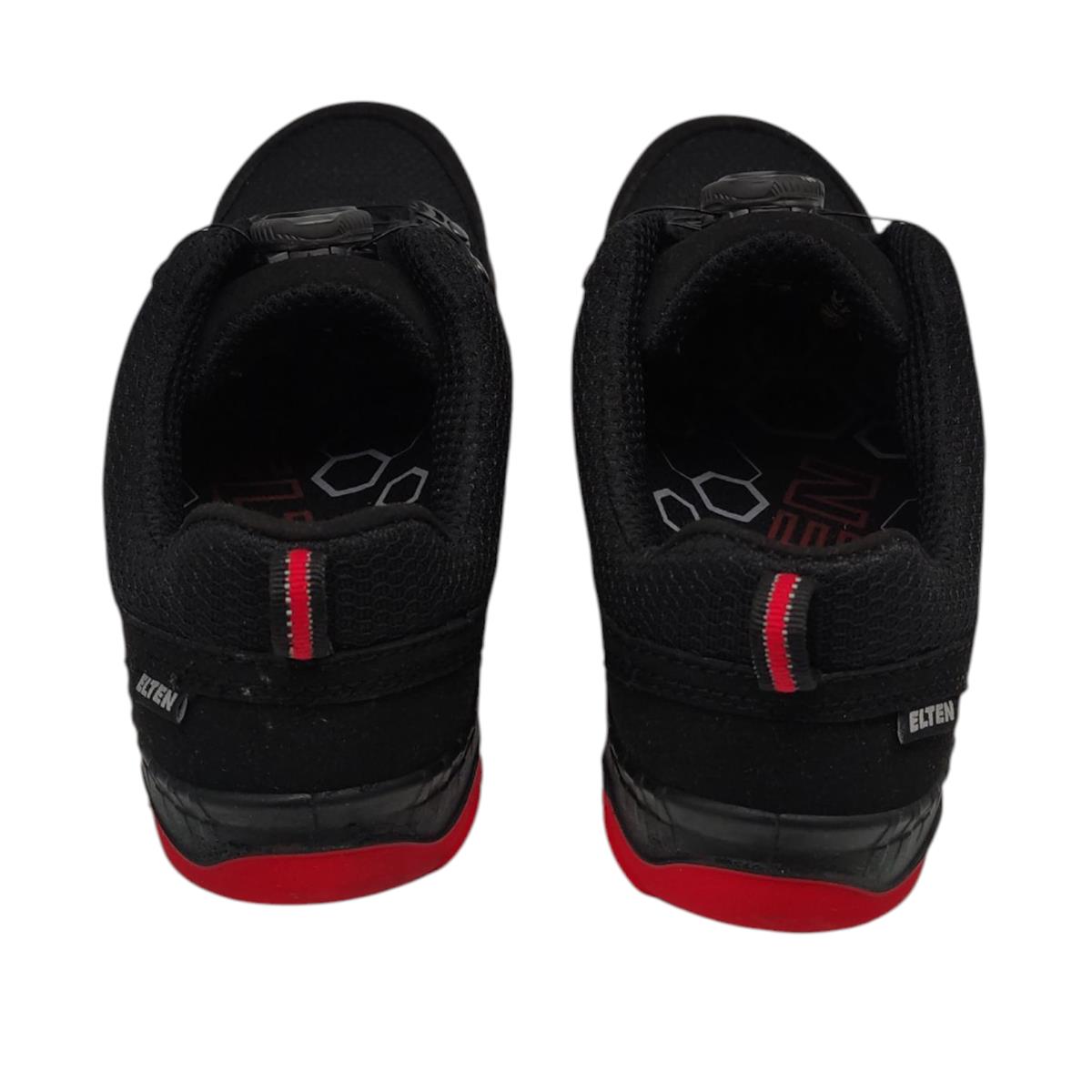 ELTEN Sicherheitsschuhe MADDOX BOA Low ESD S3 schwarz/rot Größe 40