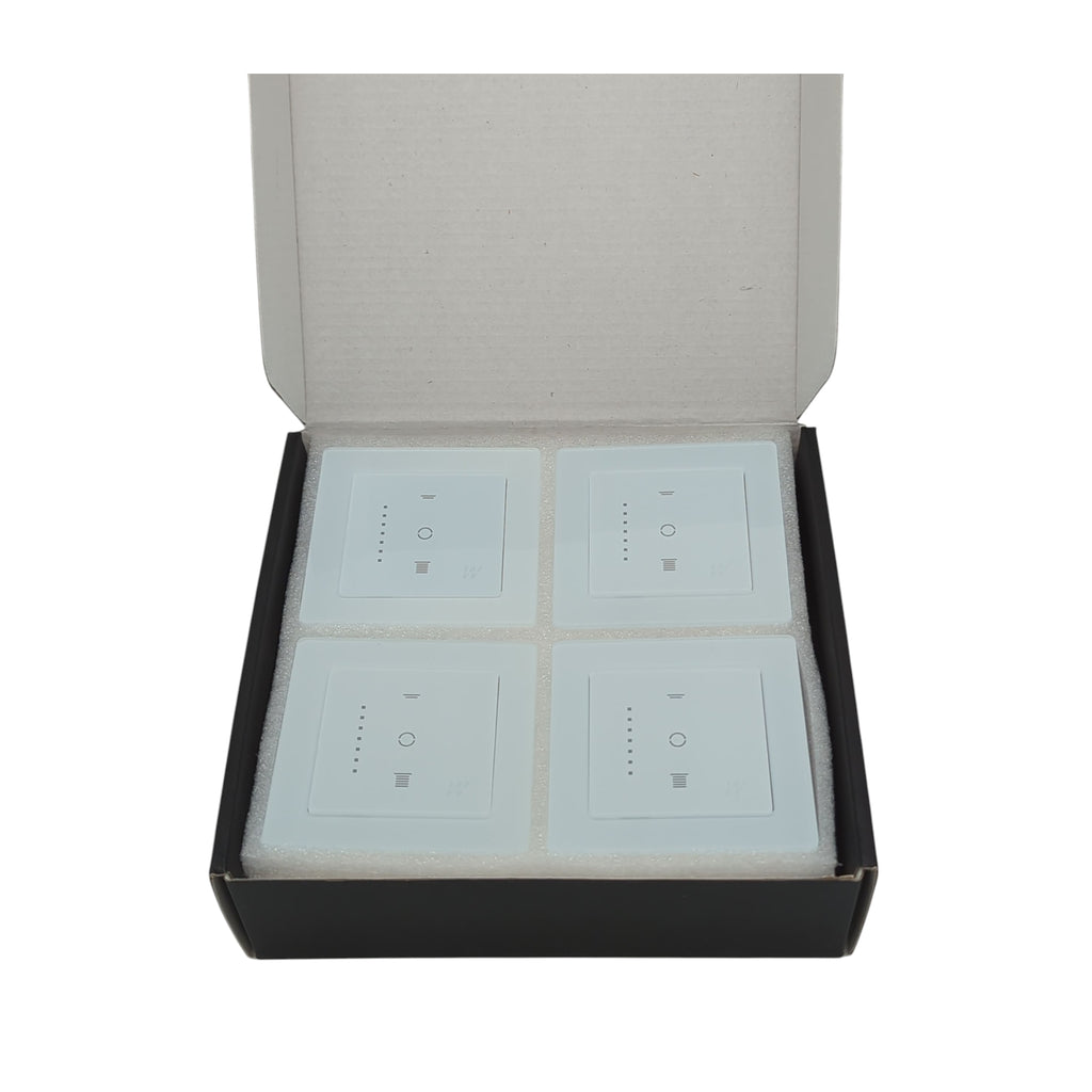 CURRYSMARTER WLAN Rollschalter, 4er Pack Jalousieschalter mit steuerbarer LED