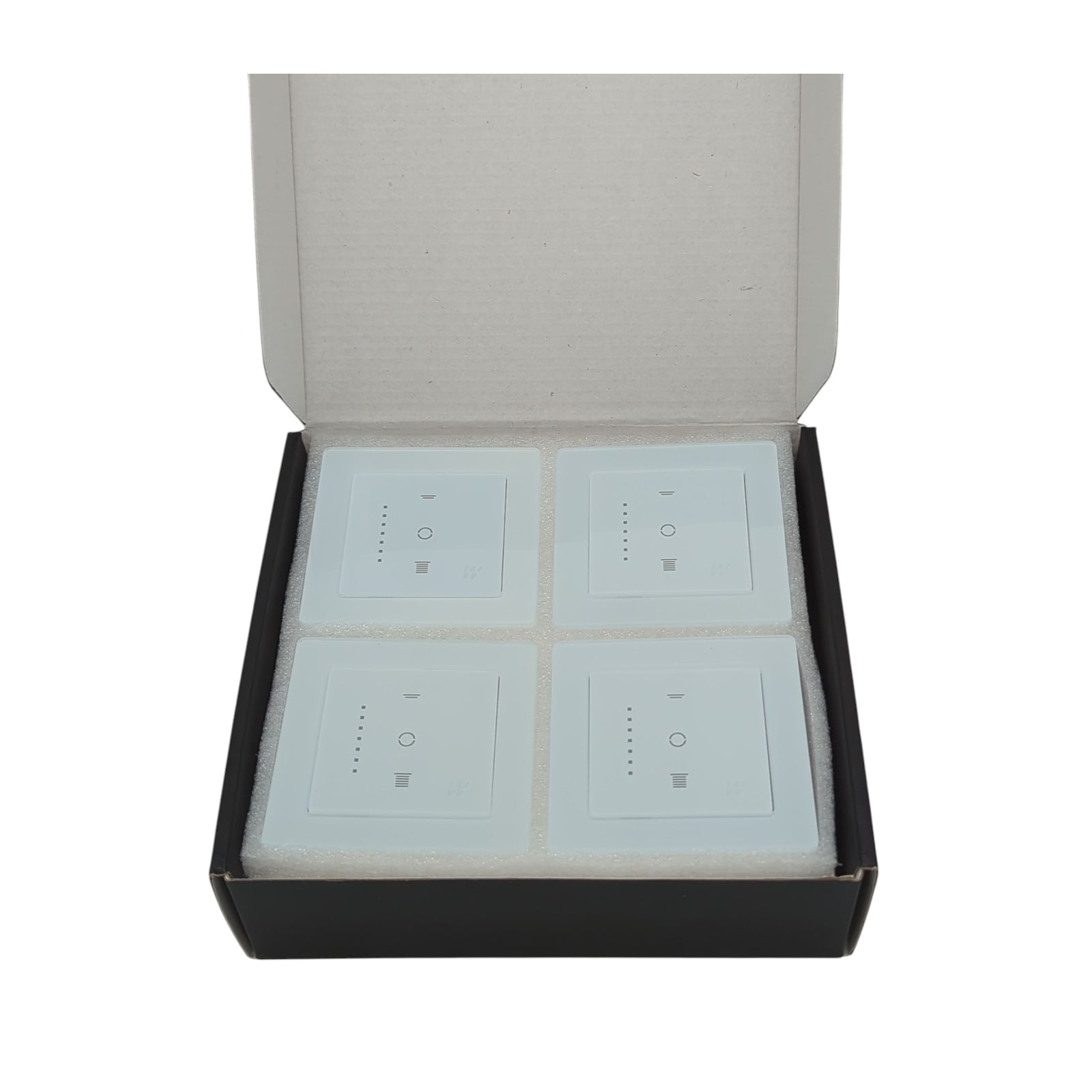 CURRYSMARTER WLAN Rollschalter, 4er Pack Jalousieschalter mit steuerbarer LED