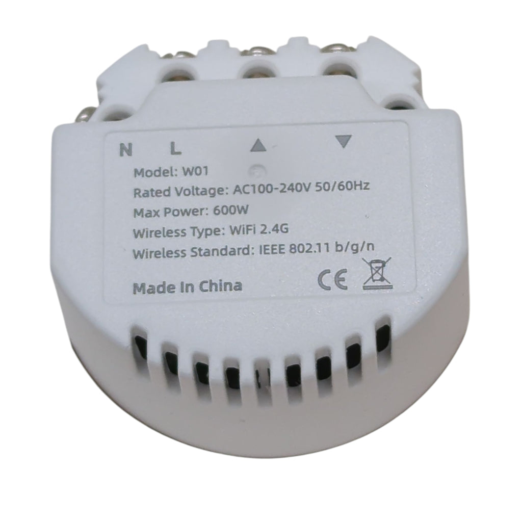 CURRYSMARTER WLAN Rollschalter, 4er Pack Jalousieschalter mit steuerbarer LED