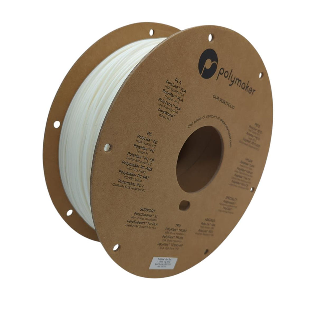 Polymaker PolyLite PLA PRO Filament Weiß 1,75 mm 1 kg