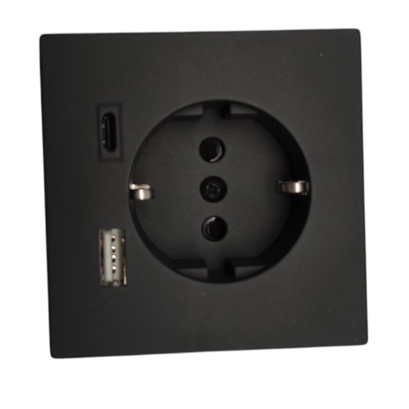 Schneider Electric Merten MEG2367-6034 Schuko-Steckdose USB A+C Anthrazit