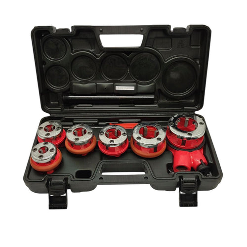 VEVOR 6-tlg. Set Gewindeschneidkluppe Rohrgewindeschneidsatz Kluppe