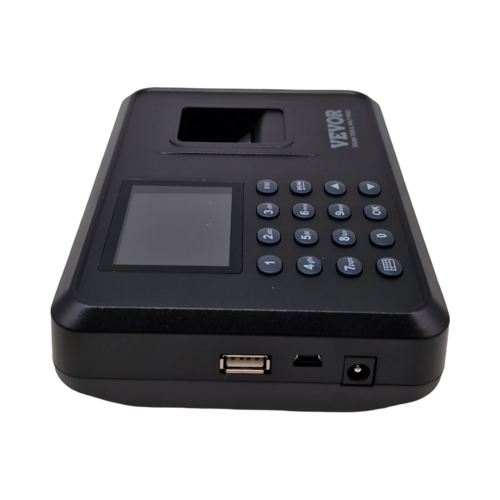 VEVOR Zeiterfassungsterminal biometrisch Fingerabdruck PIN-Eingabe 6 cm Display