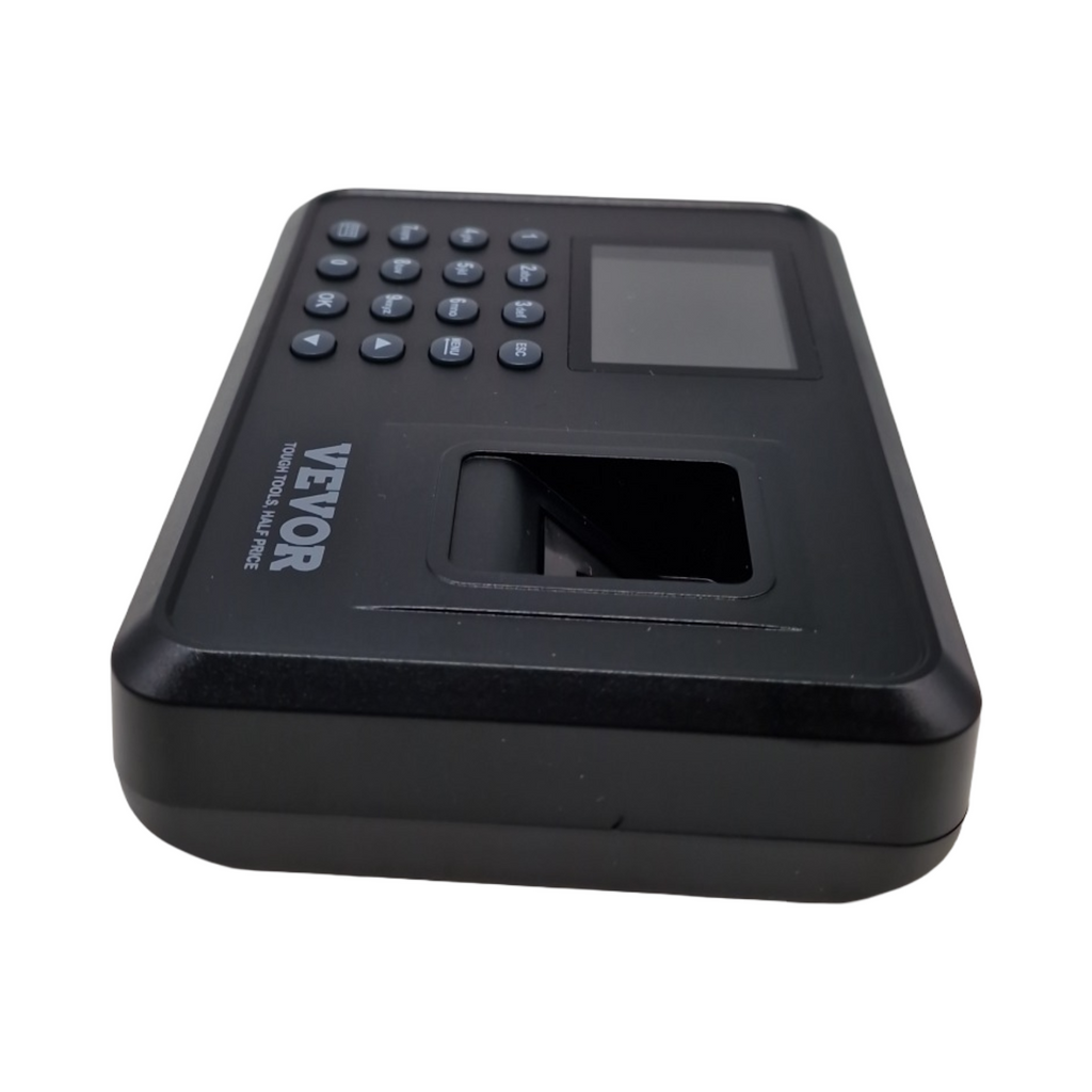 VEVOR Zeiterfassungsterminal biometrisch Fingerabdruck PIN-Eingabe 6 cm Display