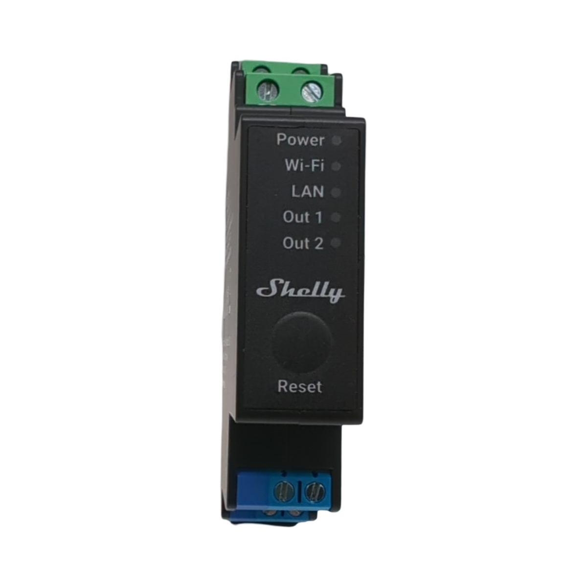 SHELLY Pro 2PM Smart Relais 2 Kanal LAN WLAN Strommessung bis 25A