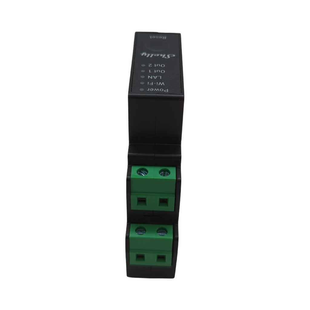 SHELLY Pro 2PM Smart Relais 2 Kanal LAN WLAN Strommessung bis 25A
