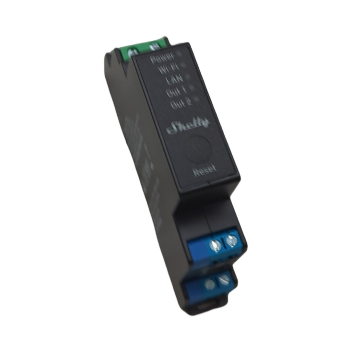 SHELLY Pro 2PM Smart Relais 2 Kanal LAN WLAN Strommessung bis 25A