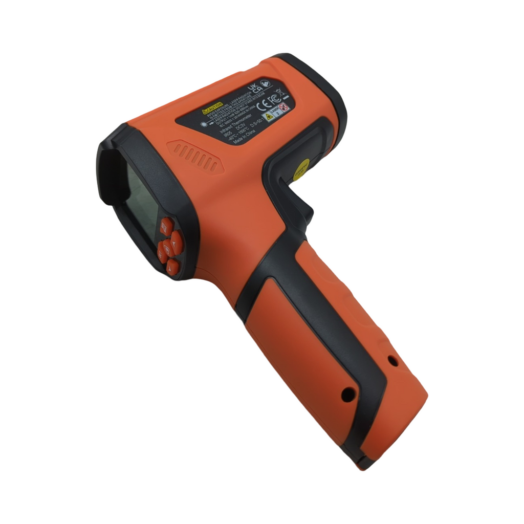 VEVOR Infrarot Thermometer IR 50:1 Pyrometer Laser Temperaturmessgerät -40°C bis 1500°C 180x120x60mm