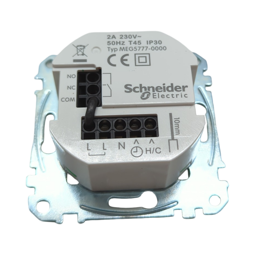 Schneider Electric Merten Connected Raumtemperaturregler-Einsatz Smart Home 2A Unterputz Go... kompatibel mit Wiser Alexa