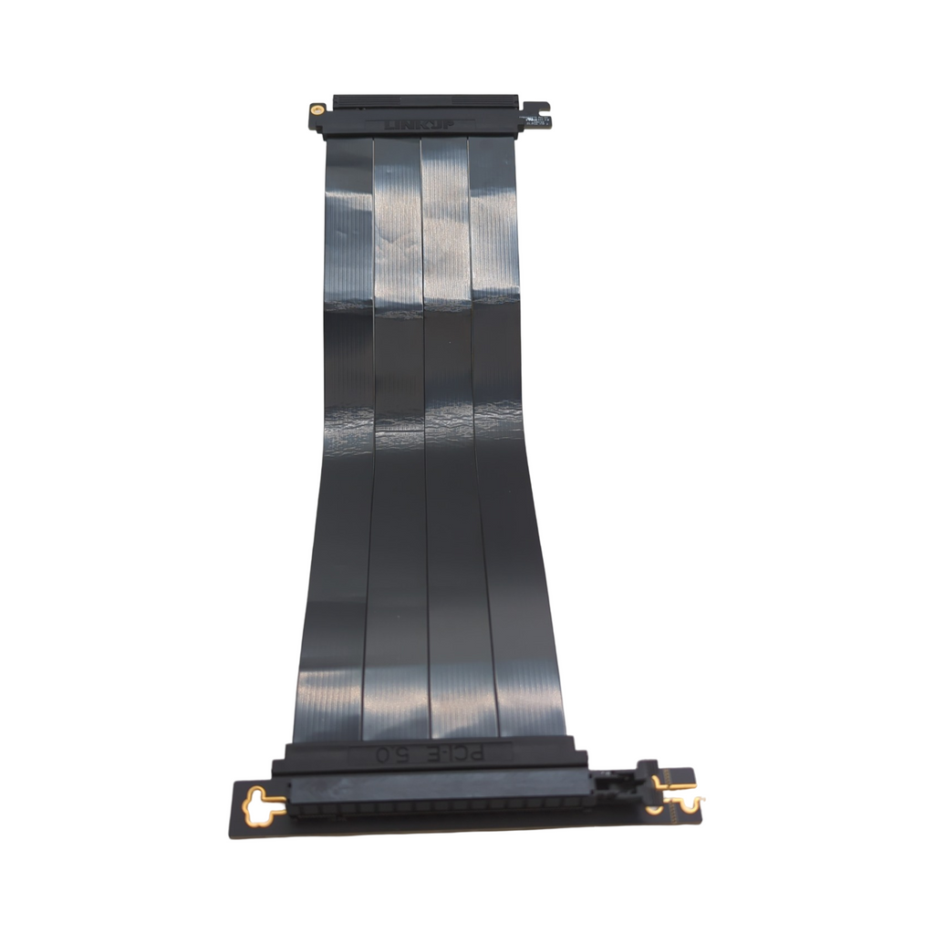 LINKUP AVA5 PCIe 5.0 Riser-Kabel x16 128GB/s GPU RTX5090 RX9070 Kompatibel Rechter Winkel