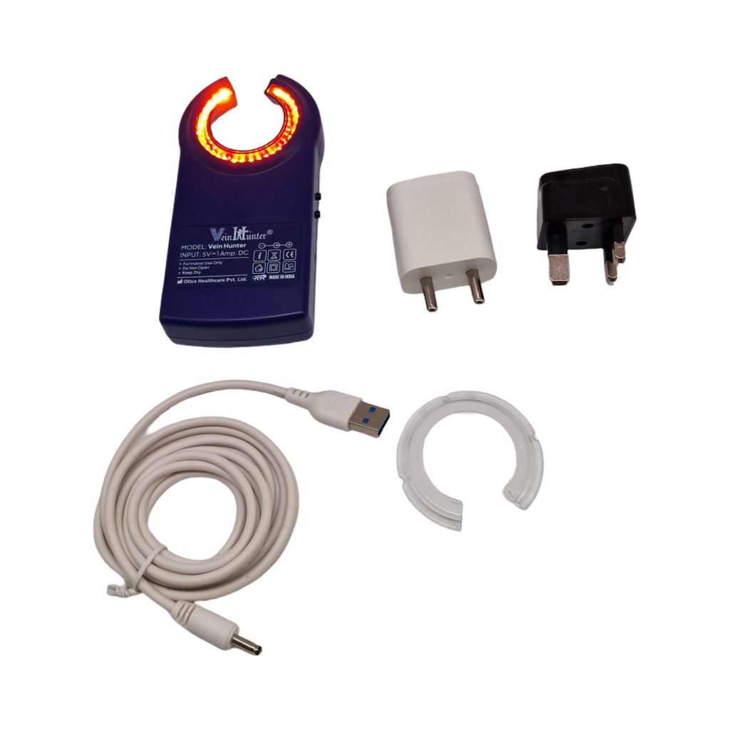 VeinHunter LED Venenfinder Venen-Detektor für alle Altersgruppen Powefull LED