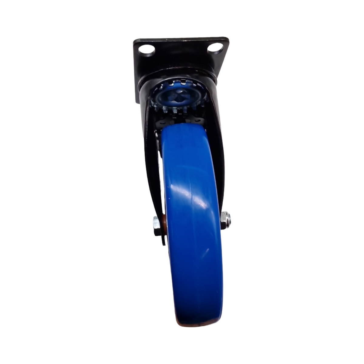 Humagineer Schwerlastrollen 150mm Möbelrollen 4 Dual-Bremse 1200KG Tragfähigkeit 360° drehbar Ruhig Durable Platte Ro