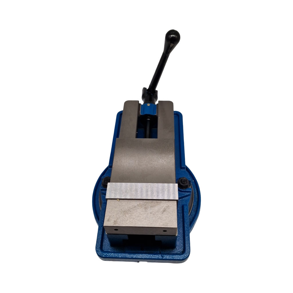 VEVOR Schraubstock 100 mm Gusseisen Metall Tischschraubstock 16 kg für Säulenbohrmaschine