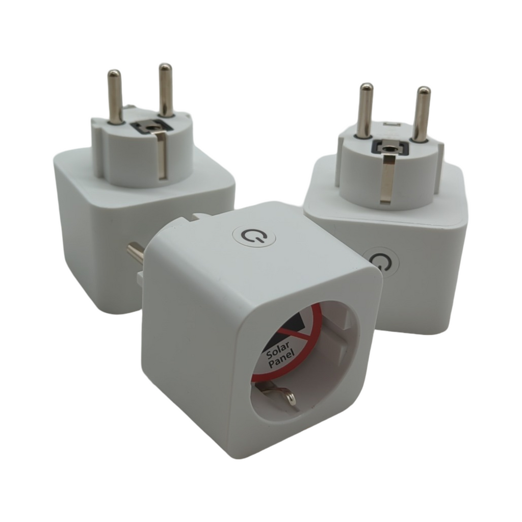SmartLife Wi-Fi Smart Stecker Typ F Leistungsmesser Weiß 3680W 0-55°C Android IOS